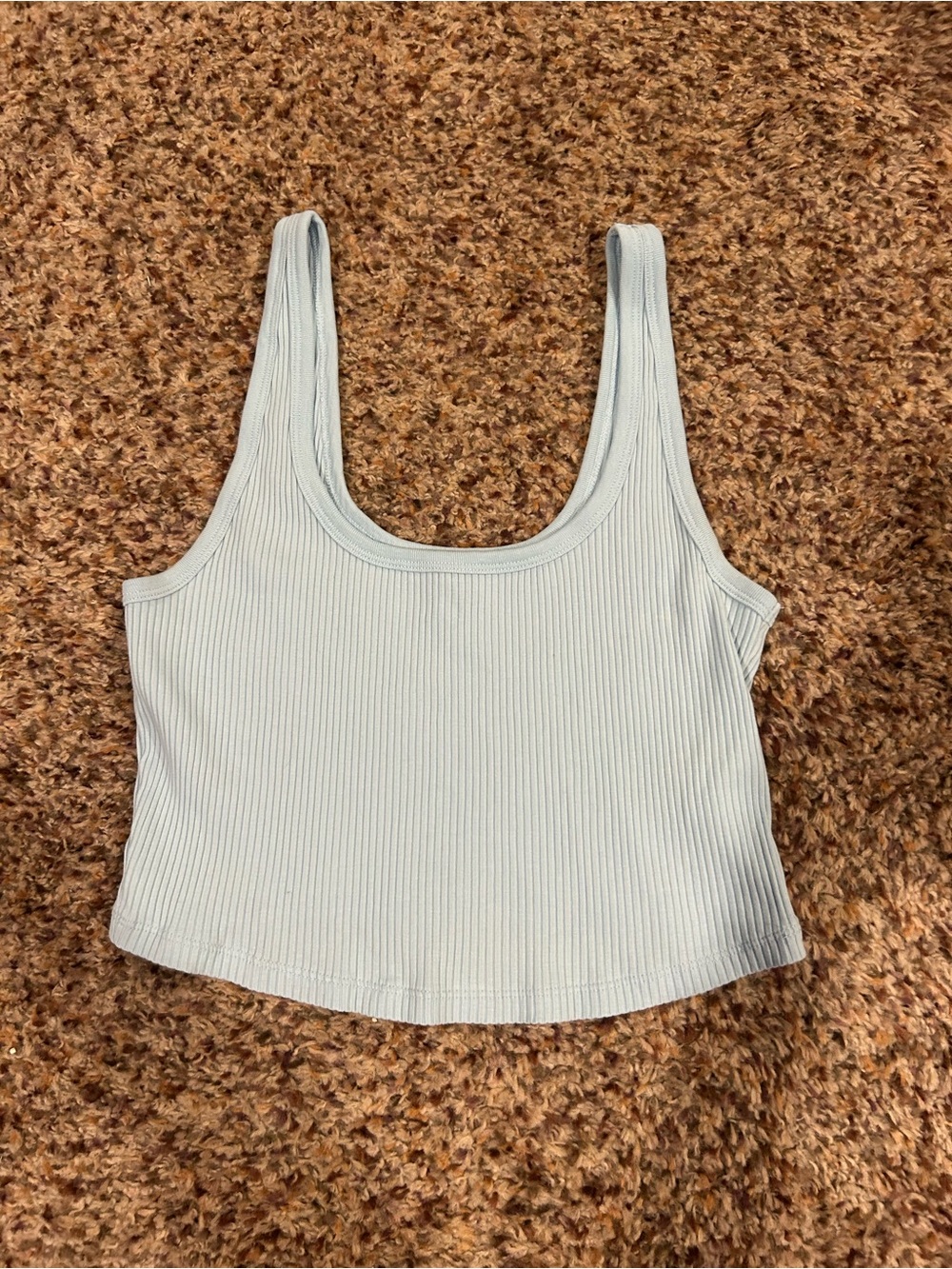 Blue Old Navy Cropped Tank Top
